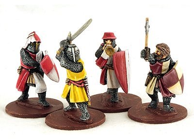 LCF05 Crusading Foot Knights (Command) (4) 