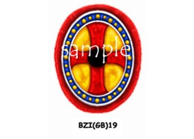 BZI(GB)19 Byzantine Infantry Shield (Infantry Oval) (12) 