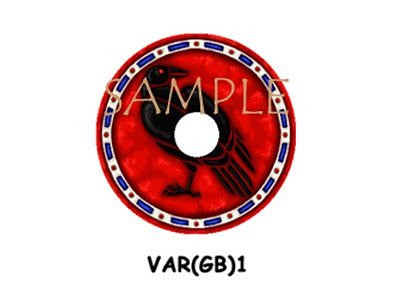 VAR01 Varangian Guard Shields (Large Dark Age Round) (12) 