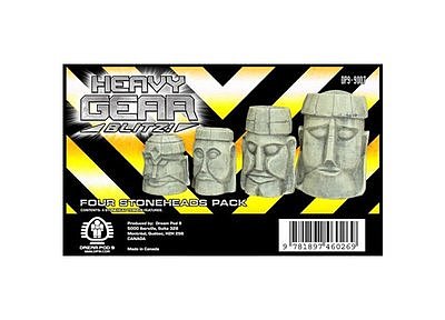 Stone Heads Four Pack 