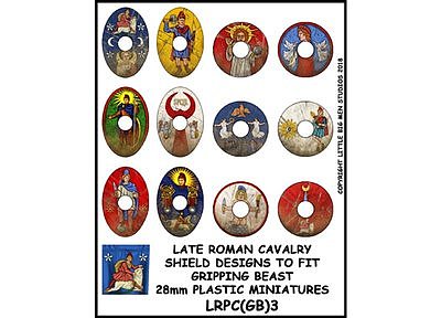 LRPC(GB)3 Late Roman Plastic Cavalry Shield Transfers  