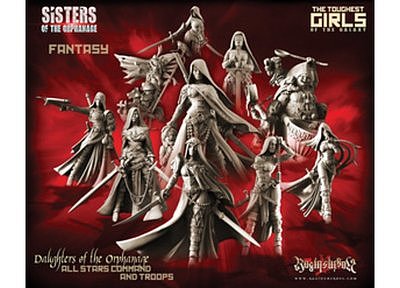  Daughters of the Orphanage Pack - All 10 Stars Command AND Troops (Sisters - F) 