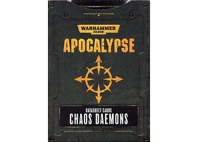 Apocalypse Datasheet Cards: Chaos Daemons (English) 