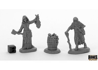 44033 Dreadmere Townsfolk: Fishwife & Crone (2) 