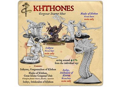 Khthones Gorgonar Monstrous Infantry Starter Host  