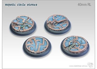 Mystic Circle Stones Base - 40mm RL (2) 