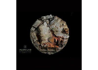 URBAN RUBBLE ROUND BASES 100MM 