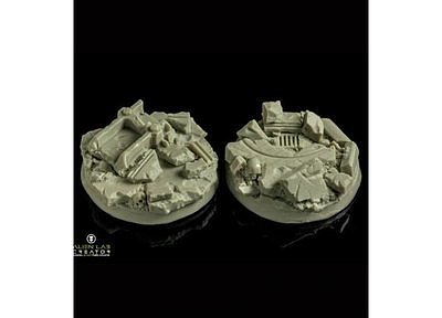 URBAN RUBBLE ROUND BASES 40MM 