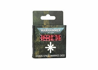 CHAOS SPACE MARINES DICE 