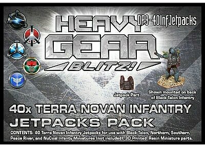 40x Terra Novan Infantry Jetpacks Pack 