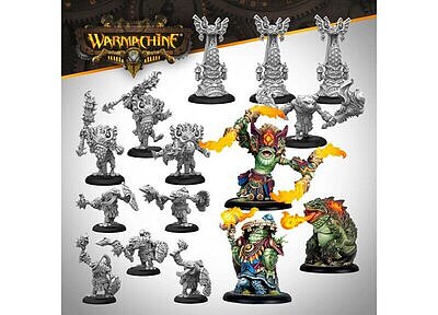 Warmachine: Southern Kriels Fire Tongue Warriors Cadre 