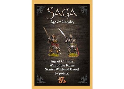 RSSB01 SAGA: Age of Chivalry - War of the Roses - 4 Point Warband (Foot) (25 Figures) 